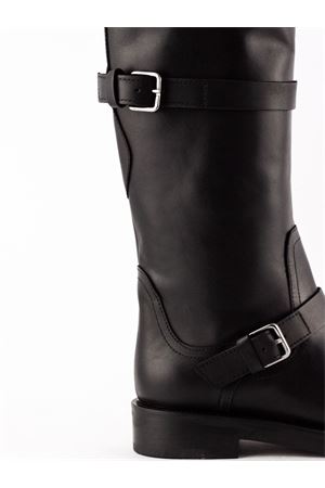 Stivale Biker in Pelle Nera JULIE DEE | MW557NERO